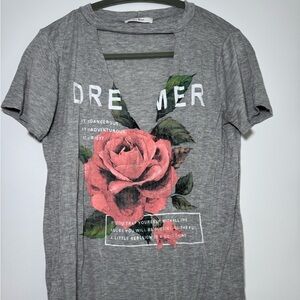 Gray Dreamer Graphic Tee